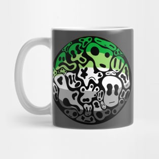 Aromantic Pride - Ghost Bubble Mug